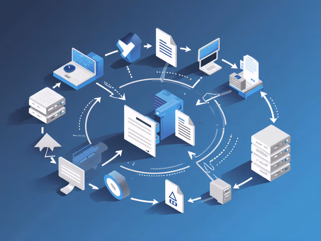 document_intake_to_archive_workflow_diagram