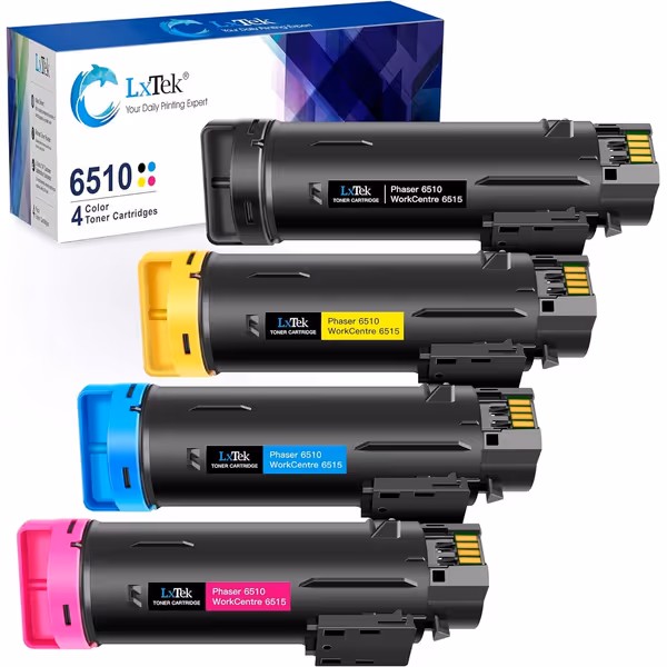 LxTek Compatible Toner Cartridge for Xerox 6510/6515